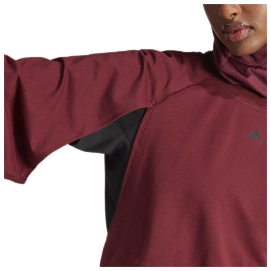 Adidas Γυναικείο φούτερ Power AEROREADY Crop Cover -Up Adidas Γυναικείο φούτερ Power AEROREADY Crop Cover -Up